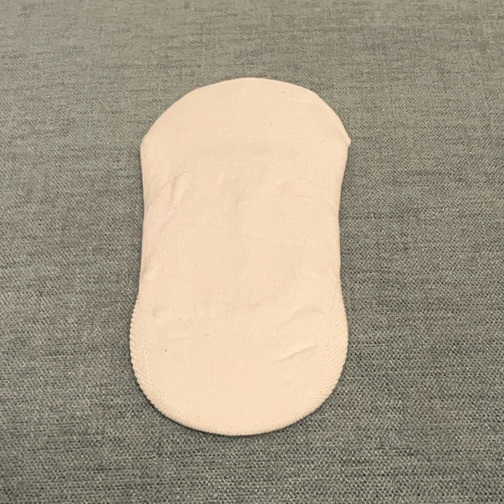 New White Bombas No-Show Socks